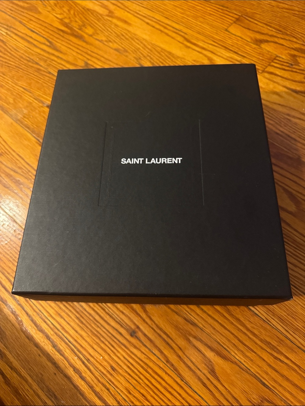Saint Laurent Black Box with White Logo